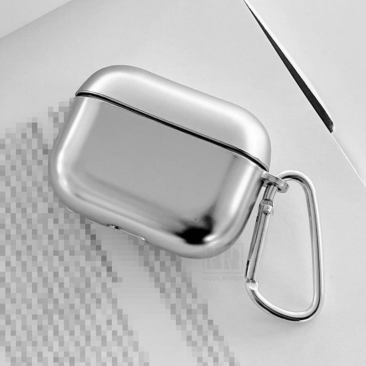 AirPods Pro 3 ケース 第3世代 カバー メッキ TPU シンプル カラビナ