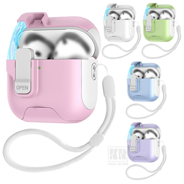 AirPods Pro 3 �ϏՌ� �P�[�X ��3���� �J�o�[ �X�g���b�v�t�� 2�d�\�� TPU +�v���X�`�b�N �n�[�h�P�[�X �V���v�� �ی�J�o�[ �������� Apple �A�C�z��