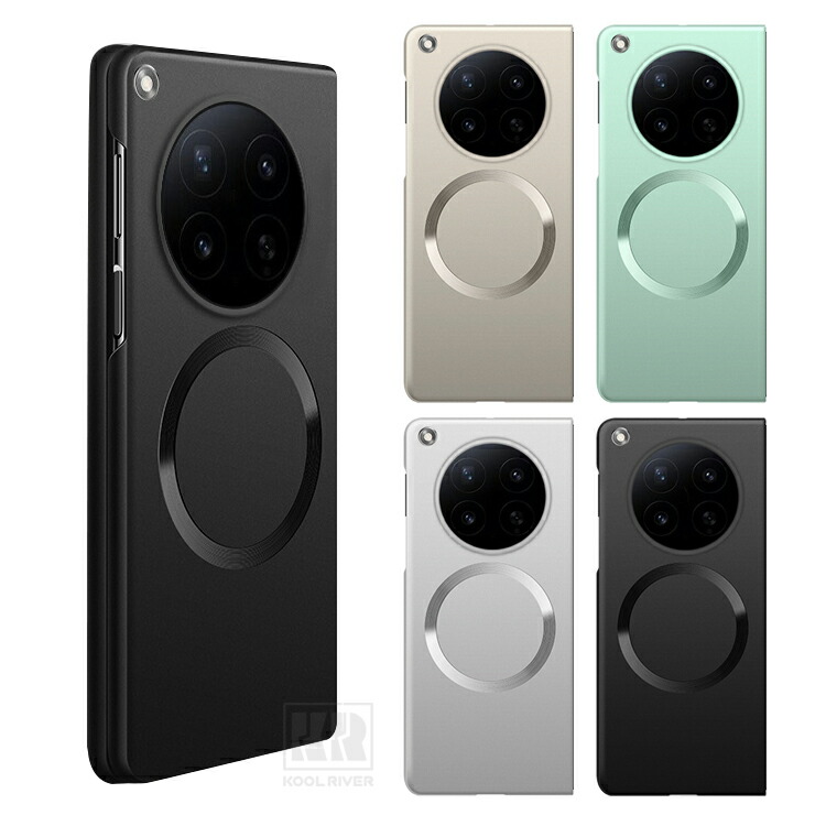 Insta OPPO Find N6�Ή� �P�[�X �J�o�[ �}�b�g�d�l �n�[�h�P�[�X �܂肽���݌^ Qi�[�d ���C�����X�[�d�Ή� �v���X�`�b�N �V���v�� �I�b�| �t�@�C���h N6