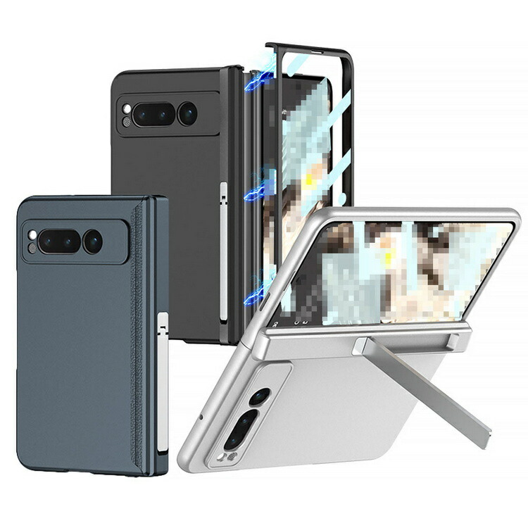Google Pixel Fold �P�[�X �ϏՌ� �J�o�[ �v���X�`�b�N �X�^���h�@�\ �O�ʋ����K���X �J���������Y�ی�t�� �V���v�� �O�[�O�� �s�N�Z�� �t�H�[���h