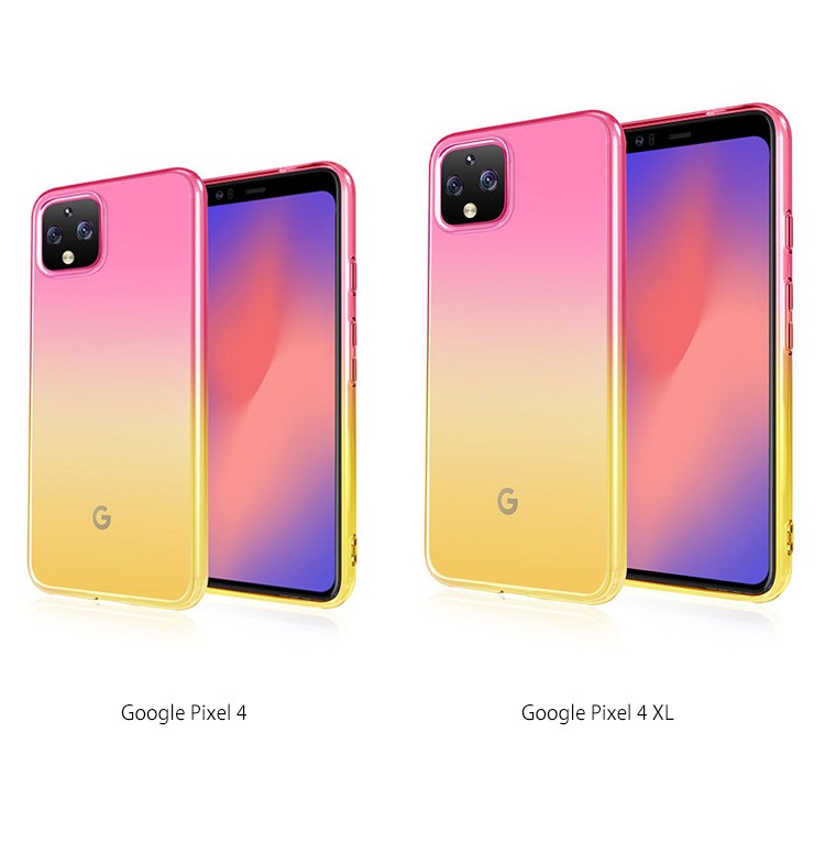 Google Pixel4 / Pixel4XL クリアケース/カバー TPU 耐衝撃 透明カバー
