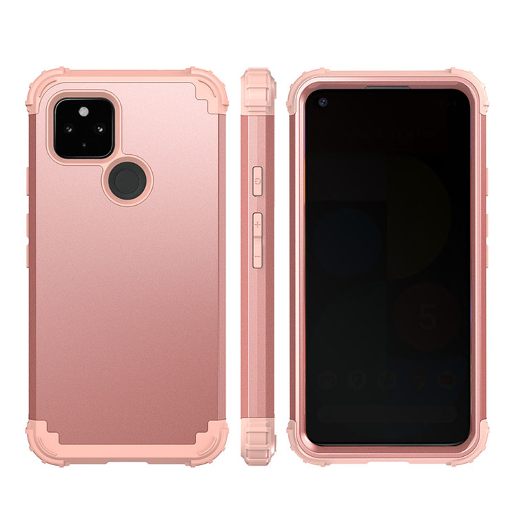 Google Pixel 5a (5G) ケース 2重構造 シンプル 保護ケース 衝撃吸収
