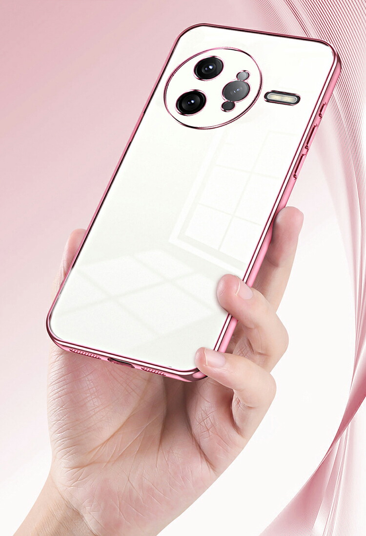 POCO F7 Pro クリアケース F7 Ultra カメラ保護あり カバー クリア 透明 メッキ TPU ソフト ケース ストラップ穴  お洒落 かわいい シンプル 小米 シャオミ |  | 02