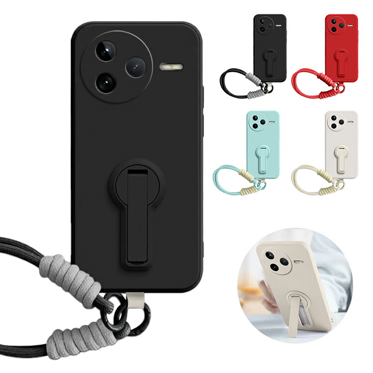 POCO F7 Pro �P�[�X F7 Ultra �J�o�[ �J�����ی삠�� �X�g���b�v�t�� TPU �\�t�g �P�[�X �X�^���h�@�\ ���� ������ �X�g���b�v�� �V���v��  ����