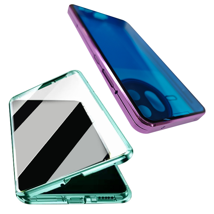 POCO F7 Pro ケース F7 Ultra アルミ バンパー カバー 前後強化ガラス かっこいい アルミバンパー ロック付き カメラ保護 クリア 透明 両面 マグネット固定 |  | 01