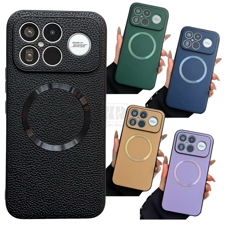 POCO F8 Pro �P�[�X F8 Ultra �J�o�[ PU���U�[+�v���X�`�b�N �w�ʃP�[�X Qi�[�d ���C�����X�[�d�Ή� ���� �V���I�~ POCO F8 �v�� / F8 �E���g�� �������