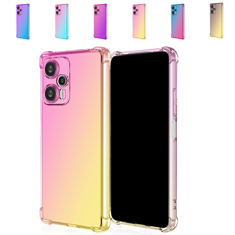 Xiaomi POCO F5 �P�[�X �N���A �ϏՌ� �J�o�[ ���� ���킢�� �p �ی� �R�[�i�[�o���p�[ �O���f�[�V���� �V���I�~ �|�R F5 �P�[�X �������