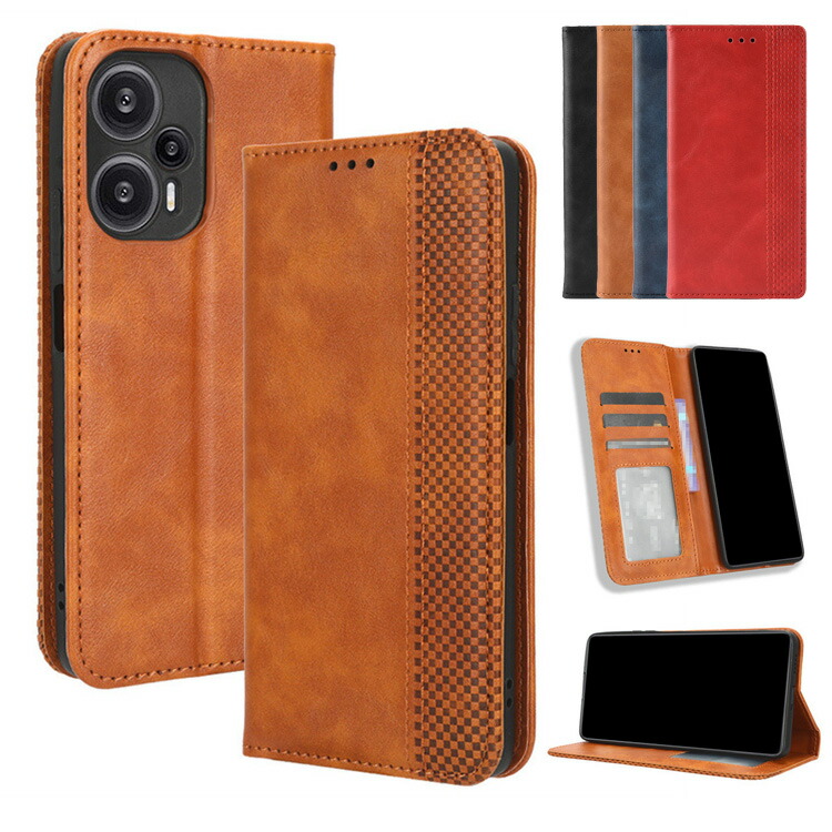 Xiaomi POCO F5 �P�[�X �蒠�^ �X�^���h�@�\ �J�[�h���[ PU���U�[ �V���I�~ �|�R F5 �蒠�^���U�[�P�[�X �A���h���C�h �������� ������� �X�}�t�H �X�}�z