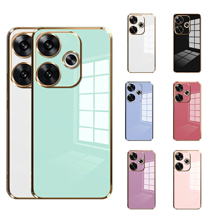 POCO F6 �P�[�X �ϏՌ��J�o�[���b�L TPU �\�t�g�P�[�X �X�g���b�v�z�[���t�� �V���v�� Xiaomi ���� �V���I�~ �|�R F6 Android �A���h���C�h ��������