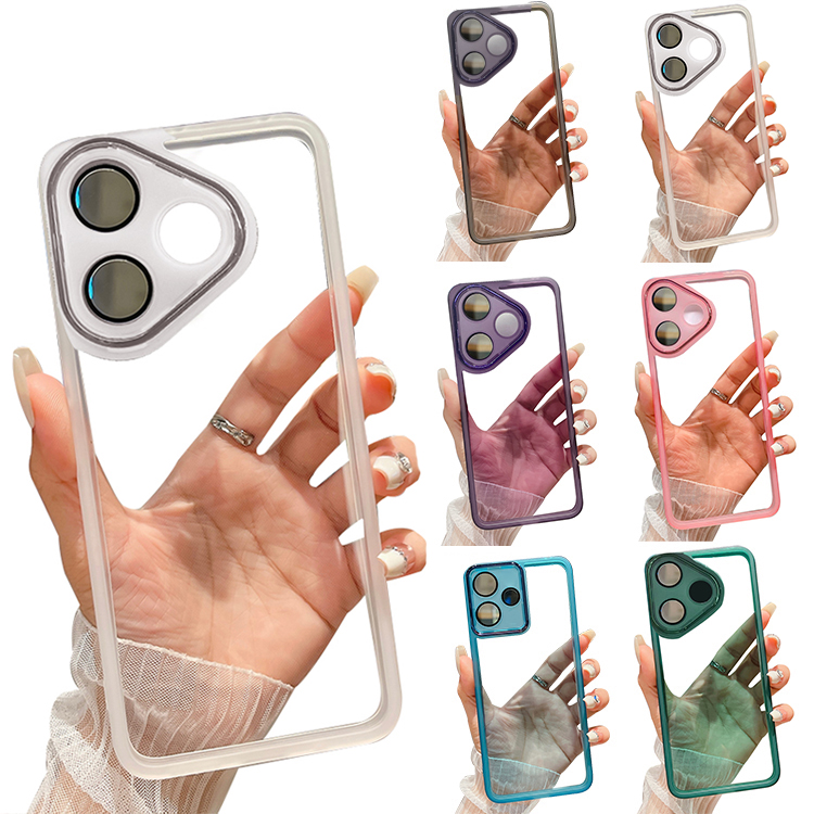 POCO F6 �P�[�X �N���A �J�o�[ �ϏՌ� ���킢�� �J�����ی삠�� �N���A �w�ʓ��� TPU �\�t�g �P�[�X Xiaomi ���� �V���I�~ �|�R F6 Android �A���h���C�h