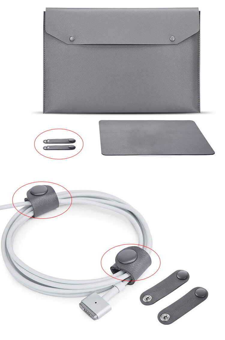 Surface Pro 10/9/8 ケース カバー 13インチ ケーブルバンド付き マウスパッド付き セカンドバッグ型 PUレザー レザーケース/カバー フェス プロ10/9/8 おすすめ｜it-donya｜07