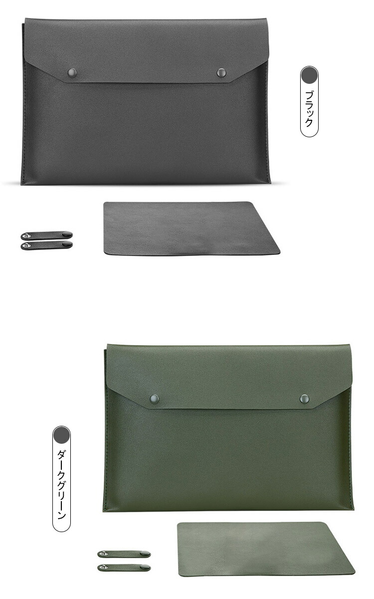 Surface Pro 10/9/8 ケース カバー 13インチ ケーブルバンド付き マウスパッド付き セカンドバッグ型 PUレザー レザーケース/カバー フェス プロ10/9/8 おすすめ｜it-donya｜08