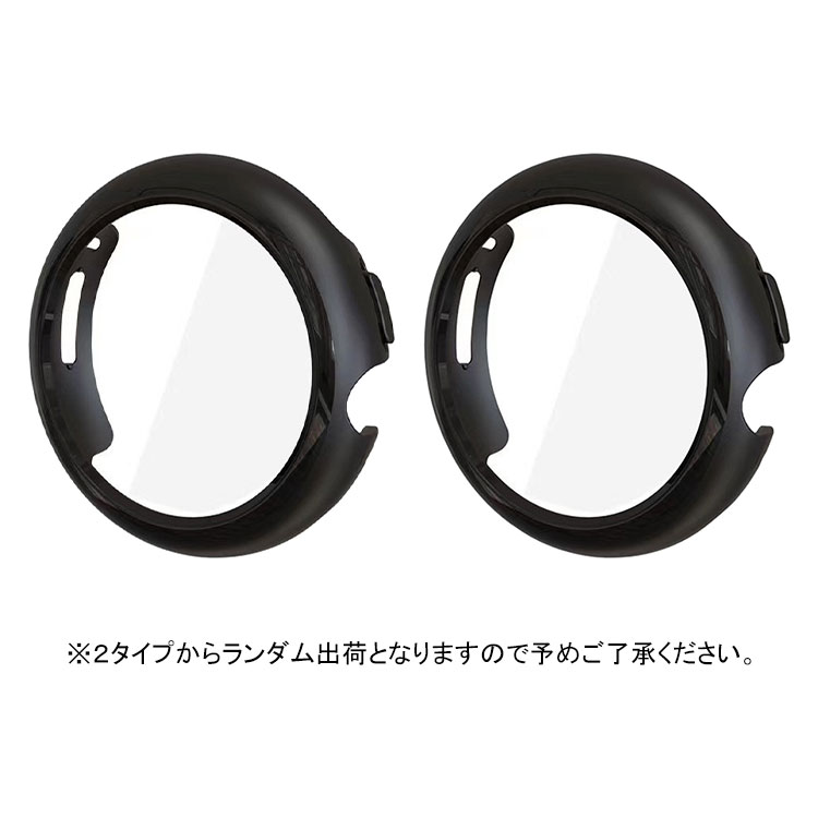 Google Pixel Watch 2 ケース カバー プラスチック+強化ガラス
