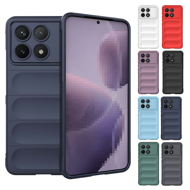 POCO X6 Pro �P�[�X �ϏՌ� �J�o�[ TPU �\�t�g�P�[�X ���� �V���I�~ Xiaomi POCO X6 �v�� �������� �������