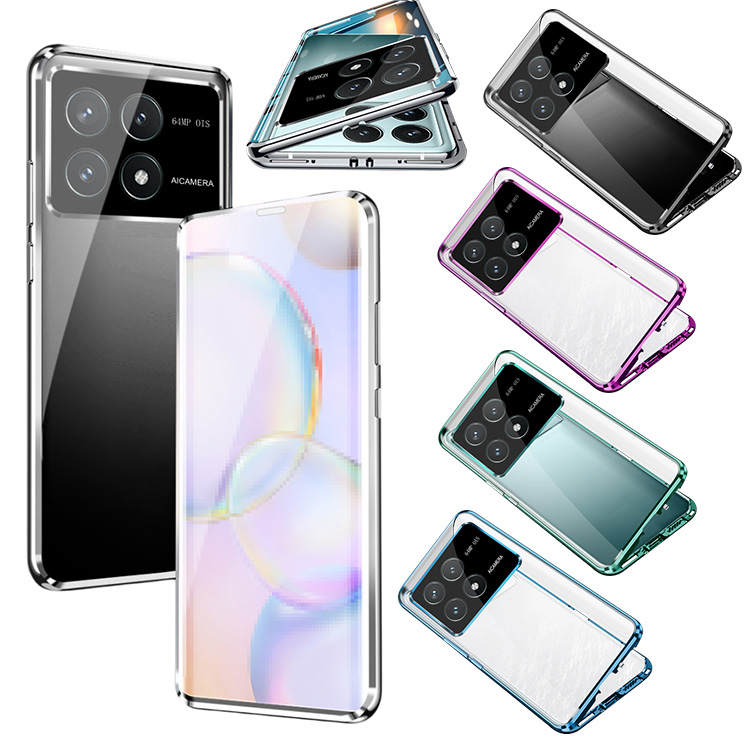 POCO X6 Pro �P�[�X �A���~ �o���p�[ ���������� �A���~�o���p�[ �N���A ���� �w�ʔ����� �O�ʋ����K���X ���b�N�t���}�O�l�b�g������ �����Y�����K���X