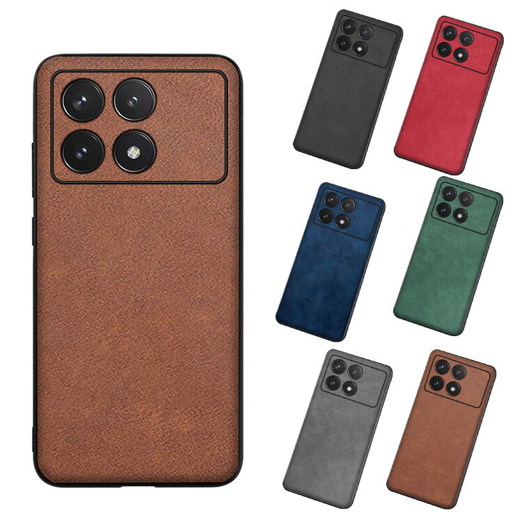 POCO X6 Pro �P�[�X �J�o�[  PU���U�[ �w�ʃ��U�[�P�[�X �V���v�� ���� �V���I�~ Xiaomi �|�R X6 �v�� �������� �������