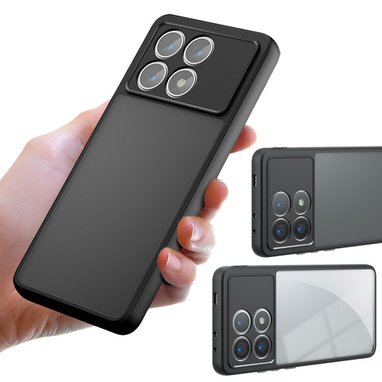 POCO X6 Pro �P�[�X �ϏՌ��J�o�[ �N���A �w�ʓ��� TPU �X�g���b�v�� ���� �V���I�~ Xiaomi POCO X6 �v�� �������� �������