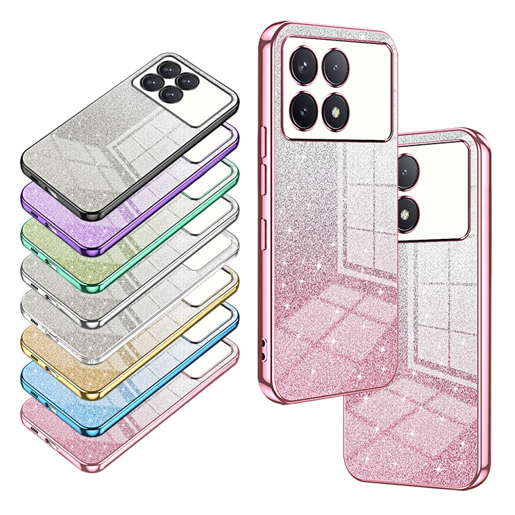 POCO X6 pro �P�[�X �J�o�[  ���b�L TPU �\�t�g�P�[�X ���� �V���I�~ Xiaomi POCO X6 �v�� ���� ������ ���炫�� �O���f�[�V����