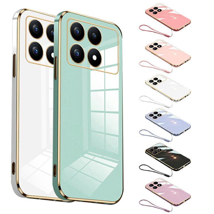 POCO X6 Pro �P�[�X �ϏՌ� �J�o�[ ���b�L �V���R�� �\�t�g �P�[�X �X�g���b�v�t�� �V���v�� ���� �V���I�~ Xiaomi POCO X6 �v�� �������� �������