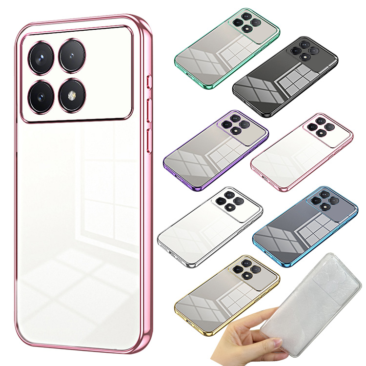 POCO X6 Pro �P�[�X �J�o�[ ���b�L �w�ʓ��� TPU �\�t�g�P�[�X  �X�g���b�v�z�[���t�� ���� �V���I�~ Xiaomi �|�R X6 �v�� �������� �������