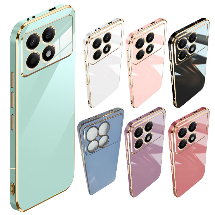 POCO X6 Pro �P�[�X �J�o�[ ���b�L TPU �\�t�g�P�[�X ���� ������ ������� �X�g���b�v�z�[���t�� ���� �V���I�~ Xiaomi POCO X6 �v�� ��������