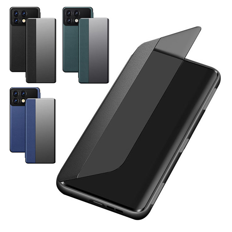 POCO X6 Pro �P�[�X �蒠�^ �J�o�[ ��܂� PU���U�[ �蒠�^���U�[�P�[�X/�J�o�[ ���� �V���I�~ Xiaomi POCO X6 �v�� �A���h���C�h �������� �������