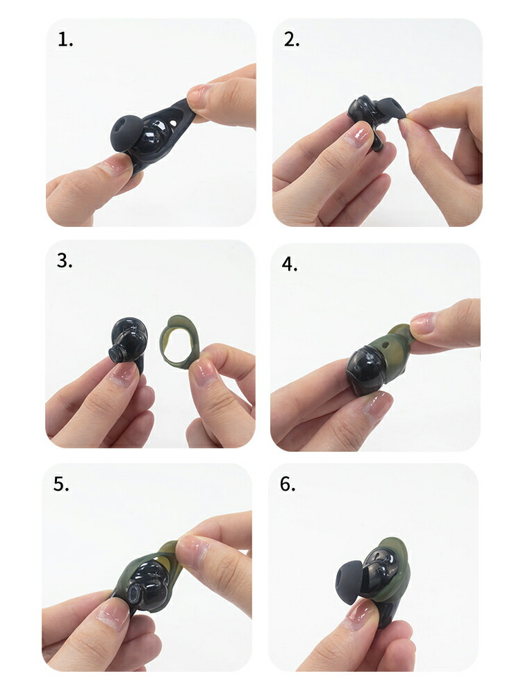 QuietComfort Ultra Earbuds スポーツヘッドフォン 3セット (L+S+M