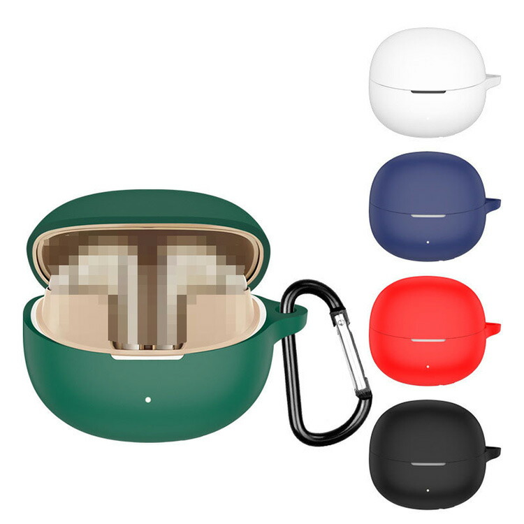 Melobuds Pro �P�[�X �V���R�� �V���v�� �ی�J�o�[ QCY�����o�b�Y�v�� �������� ������� �J�o�[ �J���r�i�t�� ���h�~ �P�[�X ���C�����X�C���z��