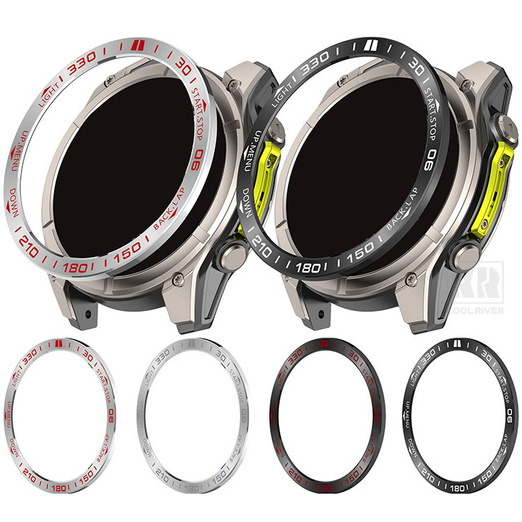 Garmin Quatix 8 �x�[�������O Quatix8 47mm 51mm �ی�J�o�[ �x�[�������O�t���[�� �X�e�����X ��t�ȒP �S���� GARMIN �K�[�~�� �N�A�e�B�N�X8