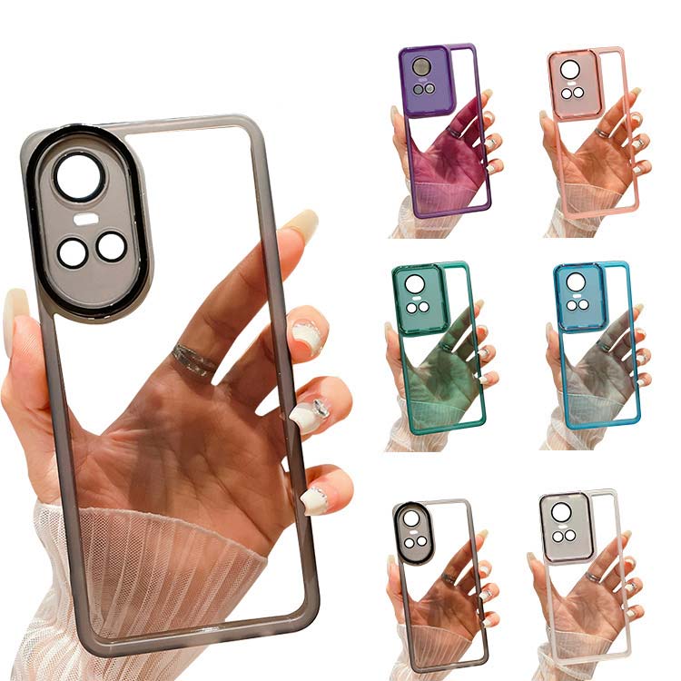 OPPO Reno10 Pro 5G 耐衝撃 ケース クリア 透明 かわいい シンプル TPU