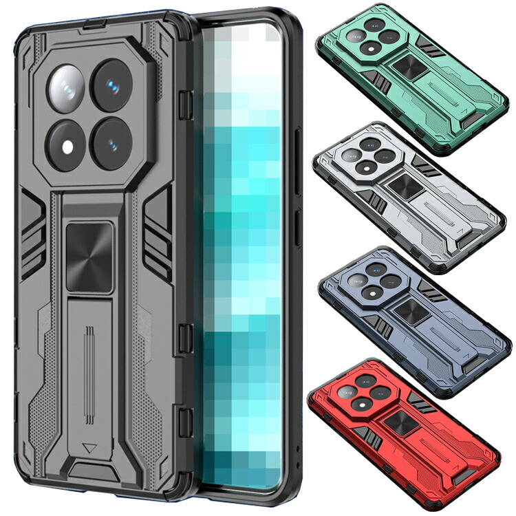 Redmi Note 14 Pro+ 5G �P�[�X �ϏՌ� �J�o�[ �X�^���h�@�\ 2�d�\�� ���� �V���I�~ ���b�h�~�[ �m�[�g14 �v�� �v���X �A���h���C�h �������� �������