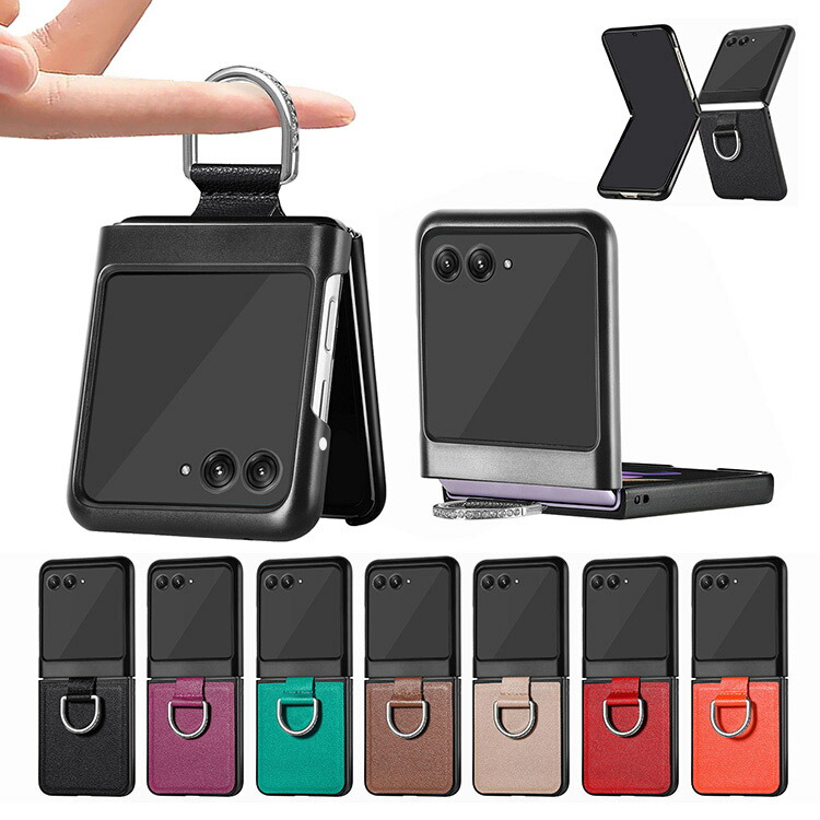 Moto Razr 40 Ultra �P�[�X �J�o�[ PU���U�[ �n�[�h�J�o�[ ���C���X�g�[�� �����O�t�� �L���L�� ���킢�� ���f�B�[�X �V���v�� �X�g���b�v�z�[���t��