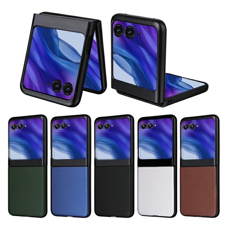 Moto Razr 50/50s/50d P[X Razr 50 Ultra ϏՌ Jo[ J[{ PUU[ ܂肽݌^ Xgbvz[t Vv Motorola g[ /