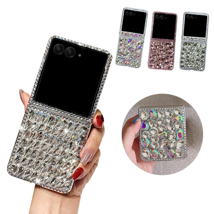 Moto Razr 50/50s/50d �P�[�X Razr 50 Ultra �J�o�[ �܂肽���݌^ �f�R ���C���X�g�[�� �C���X�^�f���w�ʃP�[�X ���� ���炫��  �L���L�� ������ �V���v��