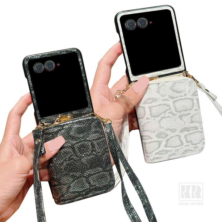 Insta Razr 70/70s/70d/70Ultra�Ή� �P�[�X �X�}�z�V�����_�[ �q���E�� �܂肽���݌^  PU���U�[ �J�[�h���[ �X�g���b�v ���|���x���g�t��