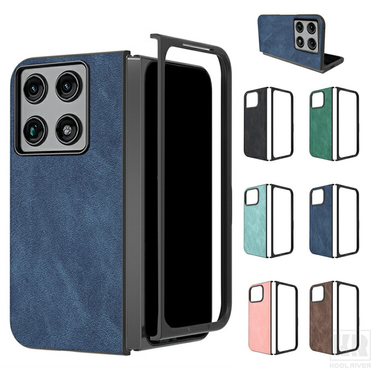 Razr Fold �P�[�X �J�o�[ �܂肽���݌^ �ϏՌ� PU���U�[ �V���v�� ������ motorola razr ���C�U�[ �t�H�[���h �ی�P�[�X ��������