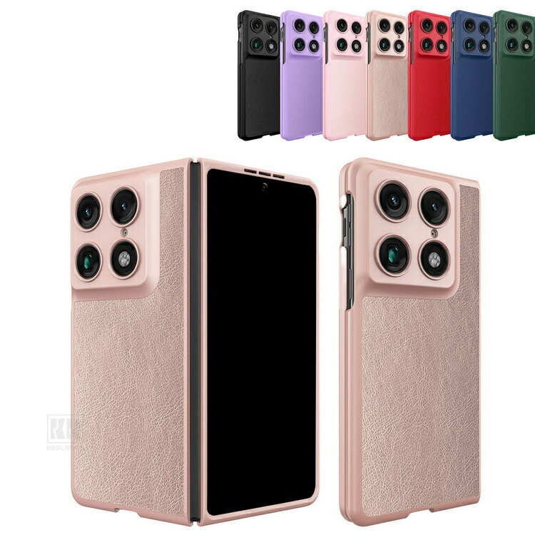 Moto Razr Fold�Ή� �P�[�X �ϏՌ� �J�o�[ �����K���X�t�B�����t�� �����K���X+�v���X�`�b�N �X�^���h�@�\ �V���v�� ���g���[�� ���C�U�[ �t�H�[���h