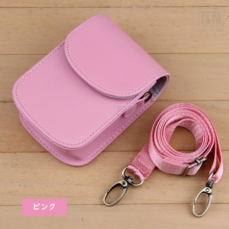 CANON IXY 650 m ケース カバー ショルダーストラップ付き PUレザー