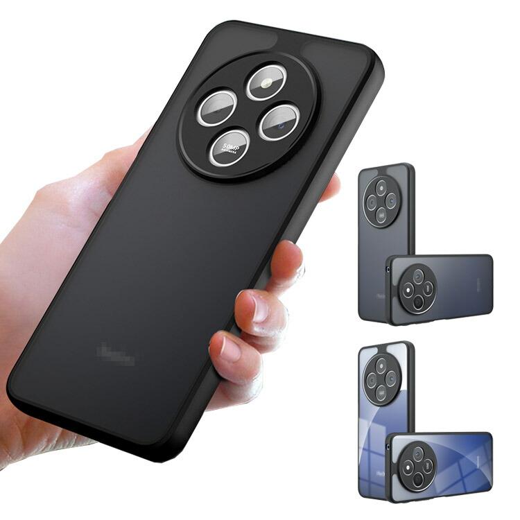 Redmi 14C �P�[�X �ϏՌ� �J�o�[ �V���v�� �N���A/�}�b�g �R�[�i�[�o���p�[ TPU �\�t�g�P�[�X �ϏՌ��P�[�X ���� �V���I�~ ���b�h�~�[ 14C ��������