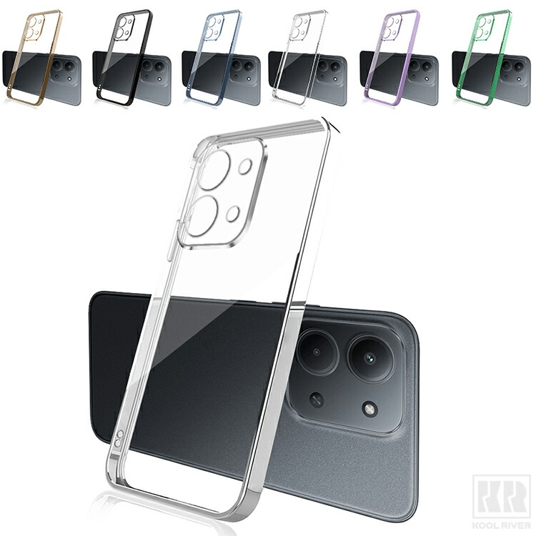 Redmi 15C 4G/5G �P�[�X �N���A �J�o�[   �J�o�[ �N���A �w�ʓ��� ���b�L TPU �\�t�g�P�[�X �X�g���b�v�� ���� �V���I�~ ���b�h�~�[ 15C