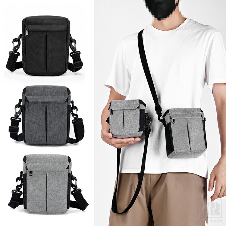 Insta Realishot DC5500 DC8300�Ή� WP9500 �P�[�X �J�o�[ �V�����_�[�X�g���b�v�t�� ���[�o�b�O ��� �J���� �����Y���[�Ή� �J�����P�[�X �J�����o�b�N