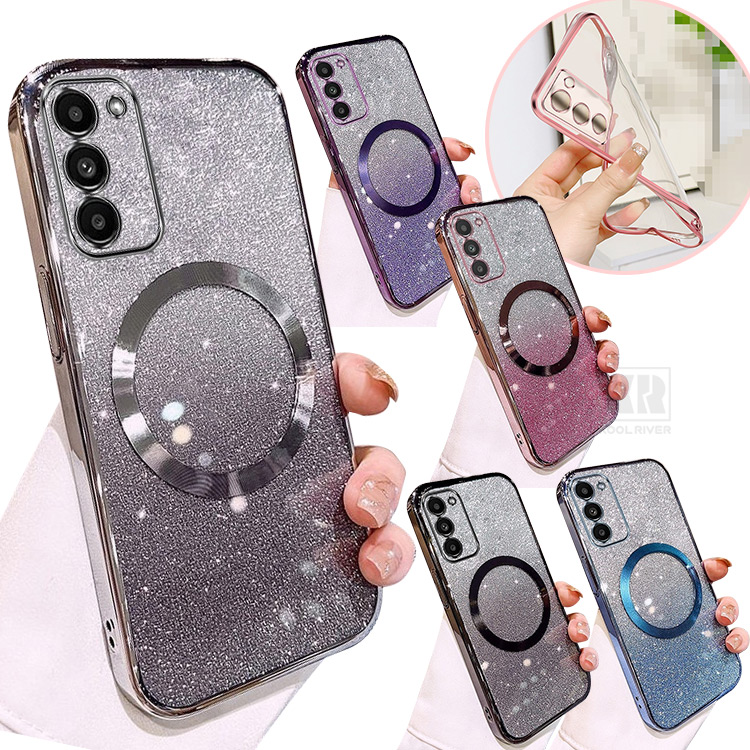 Redmi 15 5G ケース カバー メッキ TPU ソフトケース Qi充電