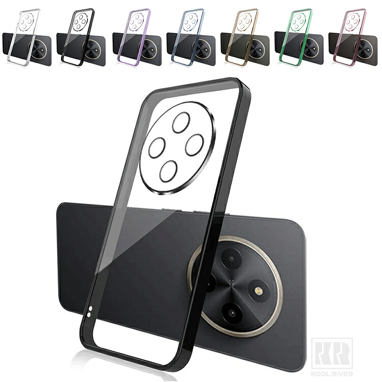 Redmi 17C �P�[�X �N���A �J�o�[ �ϏՌ� ���� ���b�L TPU �\�t�g�P�[�X ���� ������ ���� �V���I�~ ���b�h�~�[17C �������� ������� �V���I�~�[