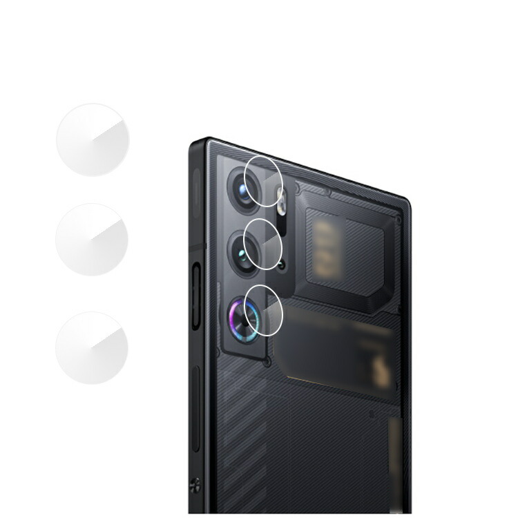 REDMAGIC 9 Pro �J�����J�o�[ 9 Pro+ �K���X�t�B���� 2�Z�b�g6������ �J�����ی� �����Y�J�o�[ �����K���X �����Y�ی� �ی�t�B���� Nubia �k�r�A