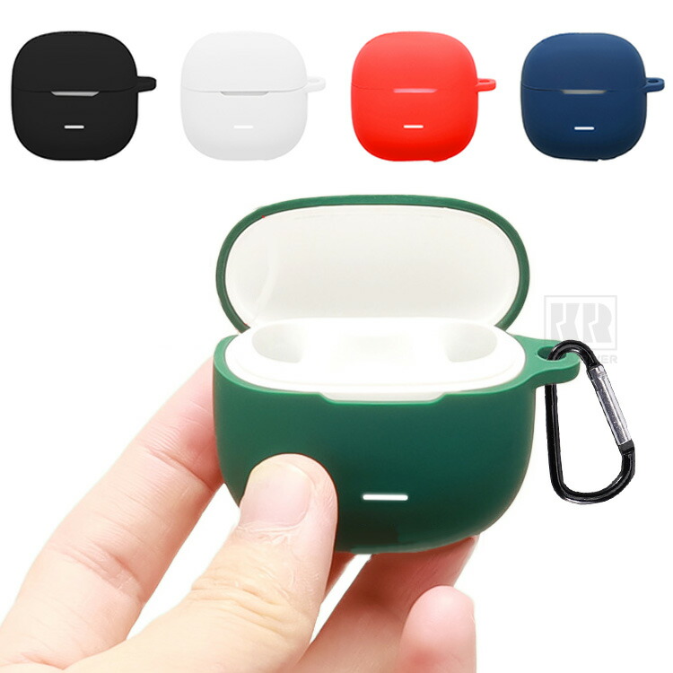 Insta Redmi Buds 8�Ή� Active �P�[�X �V���R�� �V���v�� �ی�J�o�[ �J���r�i�t��  Xiaomi �V���I�~ ���b�h�~�[ �o�b�Y8 �A�N�e�B�u ���C�����X�C���z��