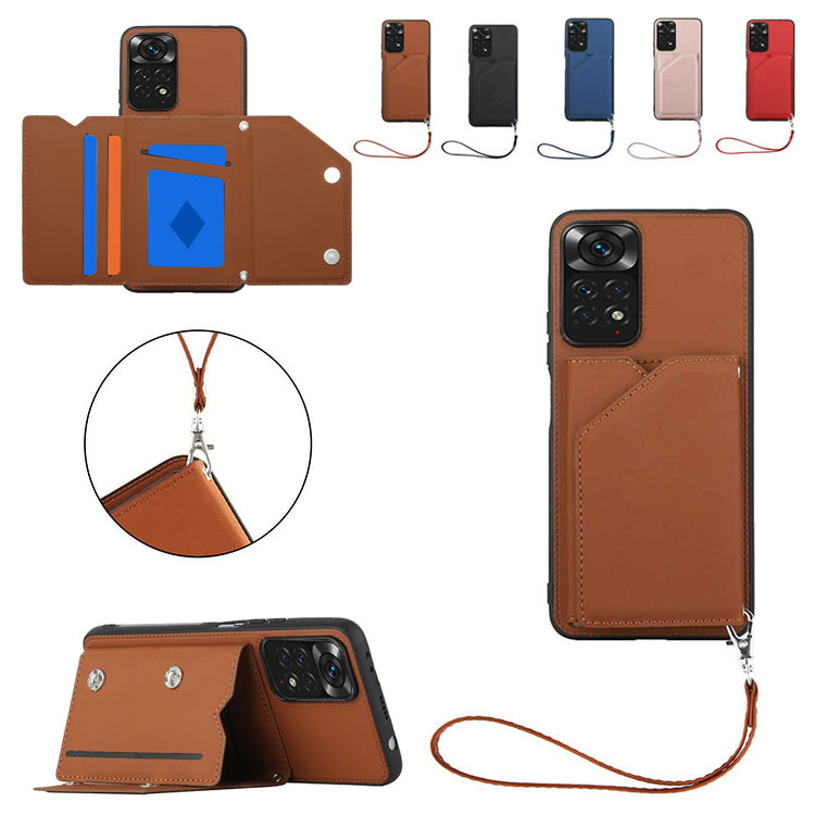 Xiaomi Redmi Note 11 Pro 5G �P�[�X �J�o�[ �R �X�g���b�v�t�� �J�[�h���[ ���U�[�� �X�^���h�@�\ �ϏՌ��P�[�X �V���I�~ ���h�~�[�m�[�g 11 �v�� 5G