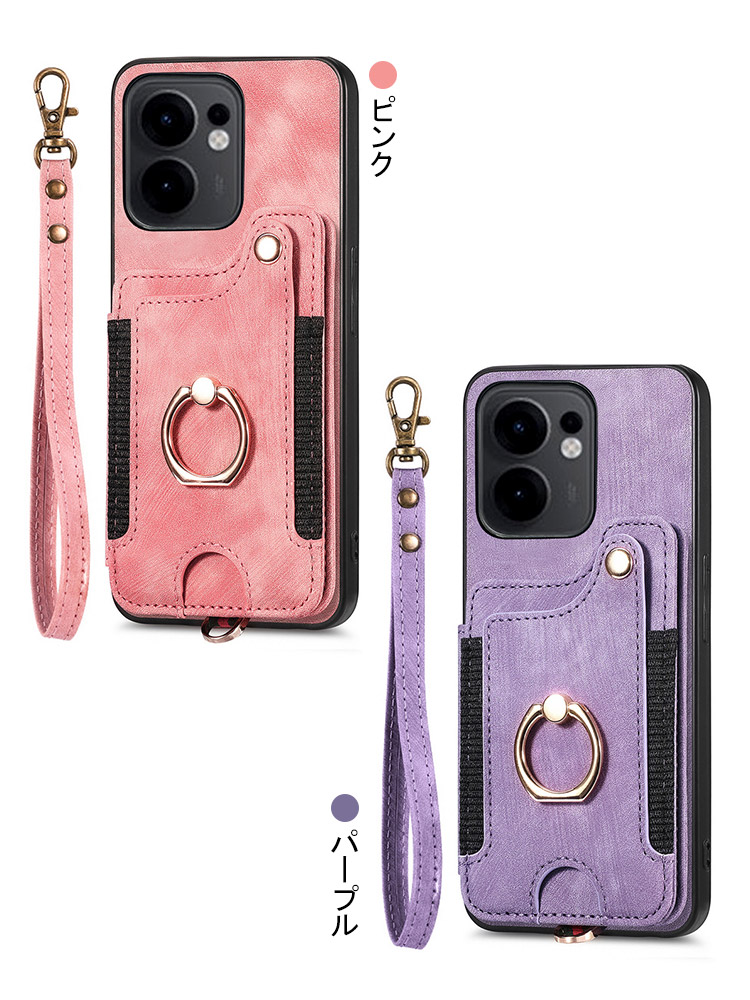 OPPO Reno13 A 本体 ケース付き OPPO Reno13 A 耐衝撃 ケース reno 13a カバー PUレザー カード
