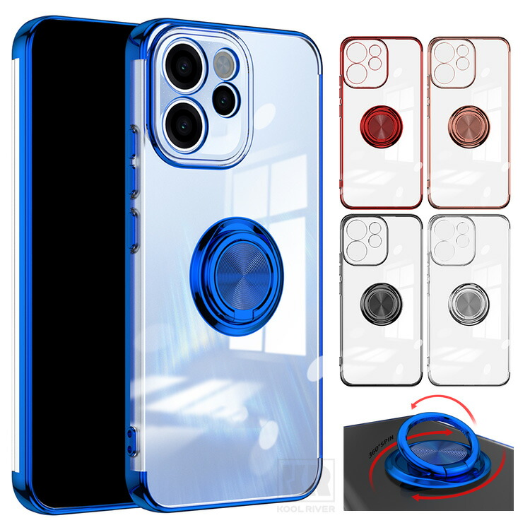 Reno15 A 5G �N���A�P�[�X ���b�L ���� �J�o�[ �����O�t�� �X�^���h�@�\ TPU�\�t�g�P�[�X �}�O�l�b�g���ԍڃz���_�Ή� ���� ������ OPPO �I�b�| ���m15A