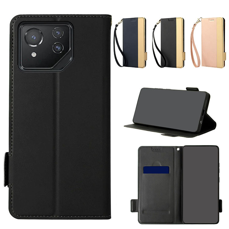 ROG Phone 8 �P�[�X ROG Phone 8 Pro �蒠�^ �X�^���h�@�\ �J�[�h���[ �X�g���b�v�t�� PU���U�[ ASUS �G�C�X�[�X ROG �t�H�� 8/8 �v�� ������� �l�C