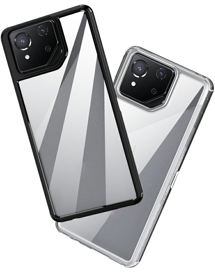 ROG Phone 9 クリア ケース Pro 耐衝撃 カバー 背面透明 シンプル ASUS